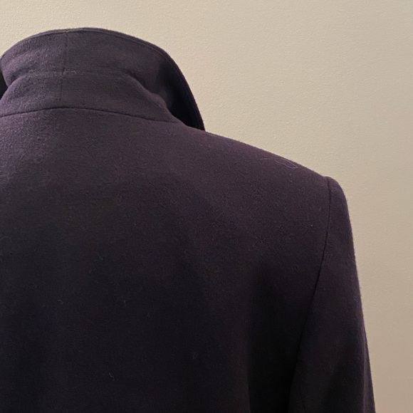 Sag Harbor Womens Navy Wool Blazer / Shoulder Pads / Vintage / Size 12 - Picture 6 of 14